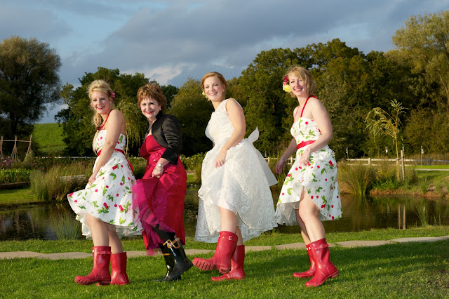 How much fun does this wedding look While I 39m off to dig out my wellies