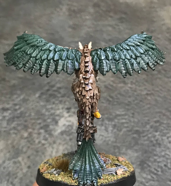 Painted Peryton Miniature