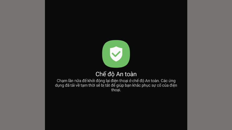 Nhấn vào biểu tượng bảo vệ