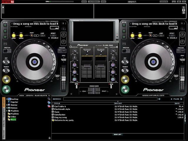 Atomix Virtual DJ 7 Screenshot