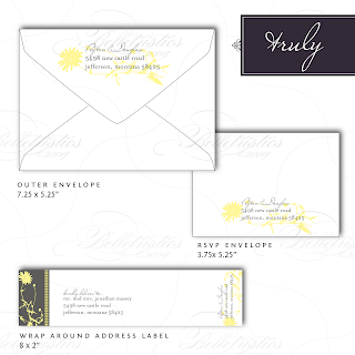 vintage floral return address wrap around address label