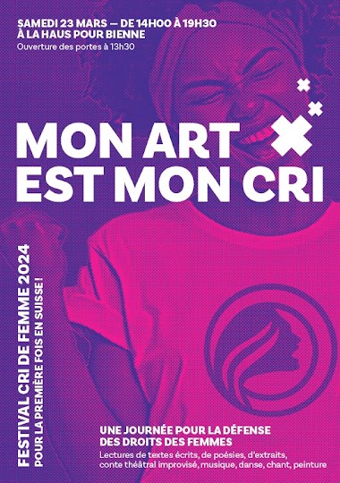 Programme | Cri de Femme 2024 | Bienne, Suisse 