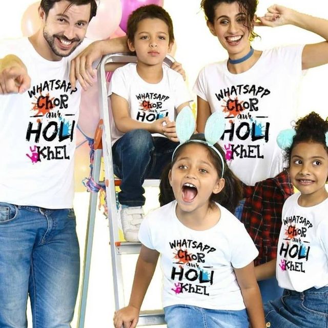 Happy Holi T Shirts for Kids