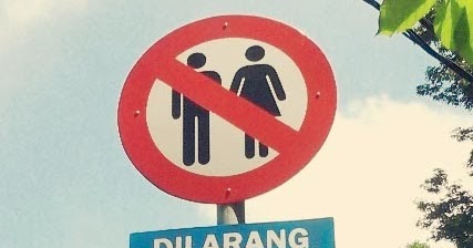 Rambu Rambu Unik DILARANG PACARAN Sendiri dan Rahasia