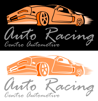 Auto Racing  on Cliente Auto Racing Centro Automotivo Job Logotipo A Vproart Design