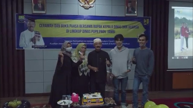 Kadis PUPR Gelar Tausiyah dan Buka Puasa Bersama Dengan Menerapkan Prokes