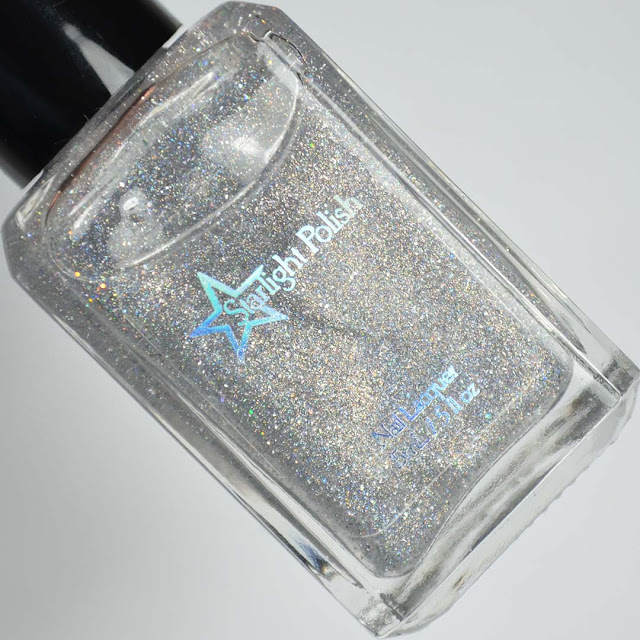 holographic micro glitter nail polish topper