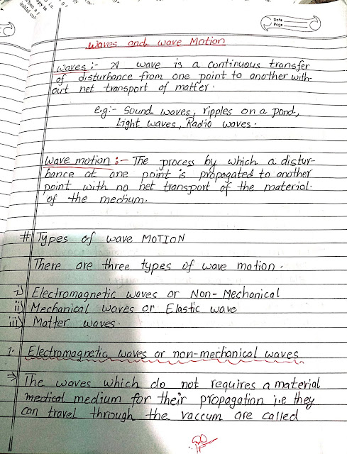 Grade 12 NEB: Wave and Wave Motion(Physics) | Complete Note with pdf