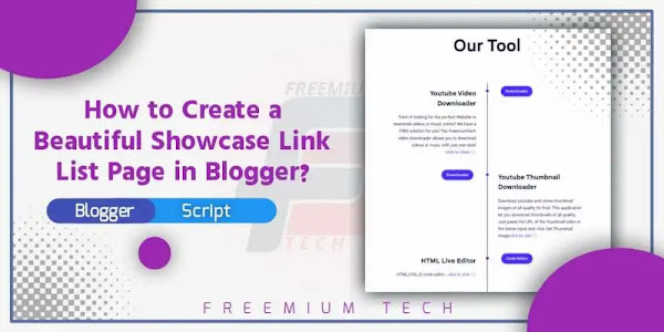 How to Create a Beautiful Showcase or Link List Page in Blogger