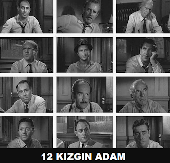 12 Öfkeli Adam, Sidney Lumet'in yönettiği 1957 ABD yapımı drama filmidir. Reginald Rose'un aynı adlı oyunundan uyarlanan film bir duruşmada bir jüri üyesinin diğer on bir jüri üyesini şüphelinin suçsuz olduğu konusunda, makul şüphe temelinde, ikna etme çabaları hakkındadır.