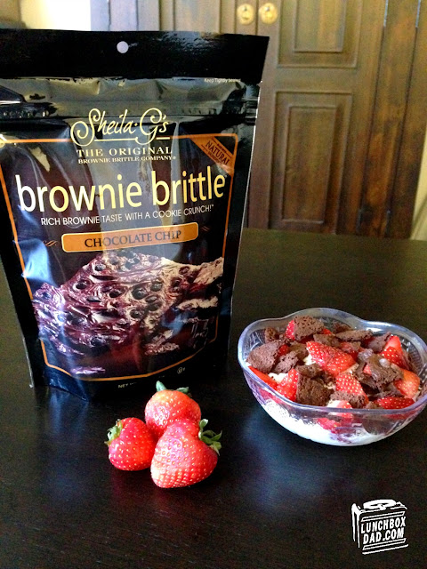 Brownie Brittle Healthy Yogurt Snack