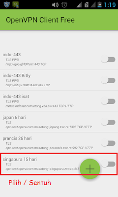 cara menggunakan openvpn android