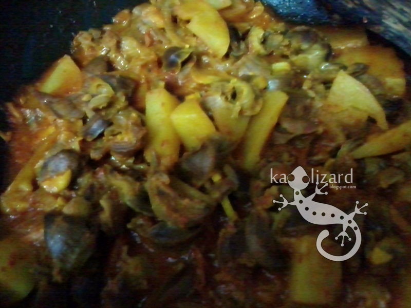 Alam & Maya, Fantasy & Reality: sambal pedas pedal ayam 