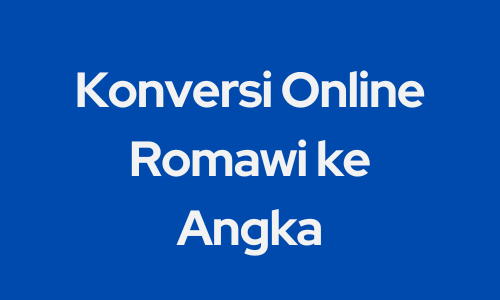 Konversi Online Romawi ke Angka