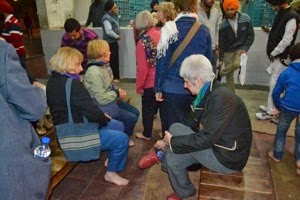 Remove Shoes at Temple