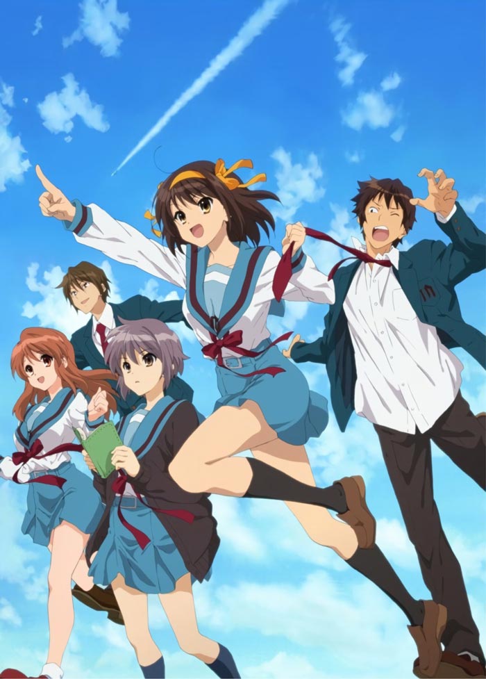 La melancolía de Haruhi Suzumiya (Suzumiya Haruhi no Yuuutsu) anime