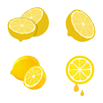 200 + Cartoon Images of Lemon fruit