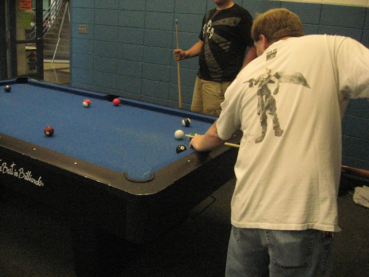 Shooting Pool at Dishman