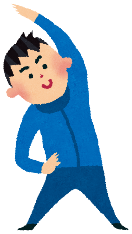 無料イラスト かわいいフリー素材集 体操のイラスト 男性