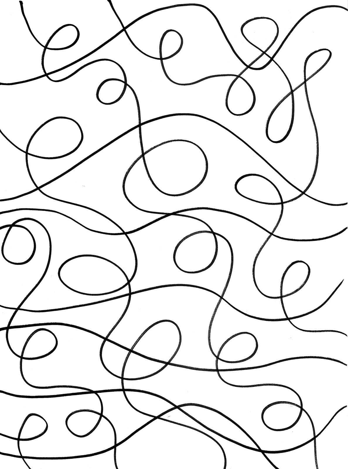 swirls coloring sheet