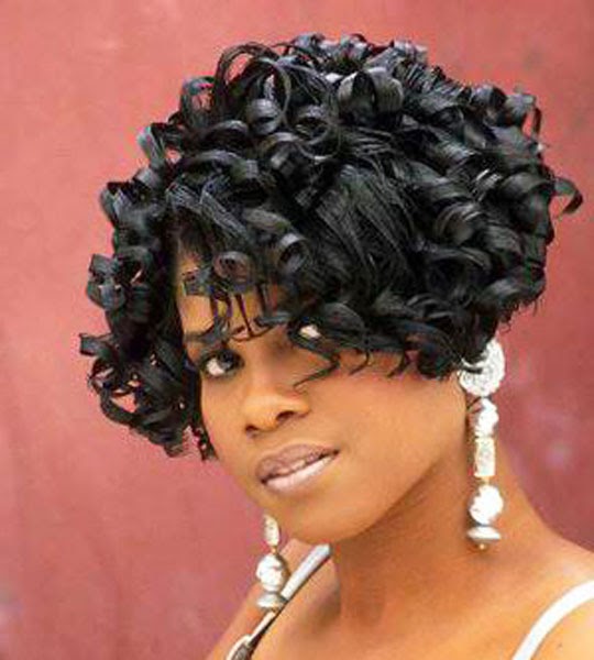 hair club american black women short curly hairstyle