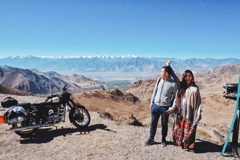 Ladakh road Himalaya motorbike