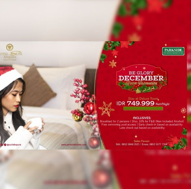 Hotel Suni Abepura Tawarkan Promo Menarik “Be Glory December, The Road Glory Starts Here”