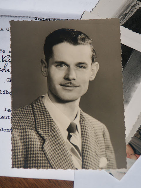 Victor Maitrejean in 1950, Indre et Loire, France.