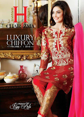 Charizma Party Wear Luxury Chiffon Collection Vol-6 2016-2017