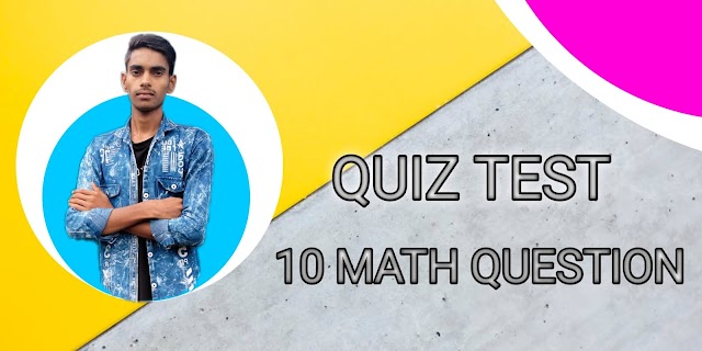 Online Math Quiz Test By DG Wifi Expert