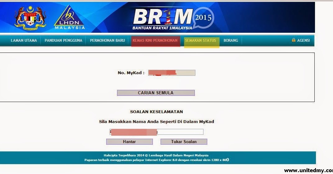 Easy Steps to Apply BR1M 2015  Unitedmy