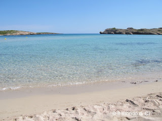 l'acqua cristallina sulla spiaggia di Son Parc