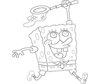 #14 Spongebob Coloring Page