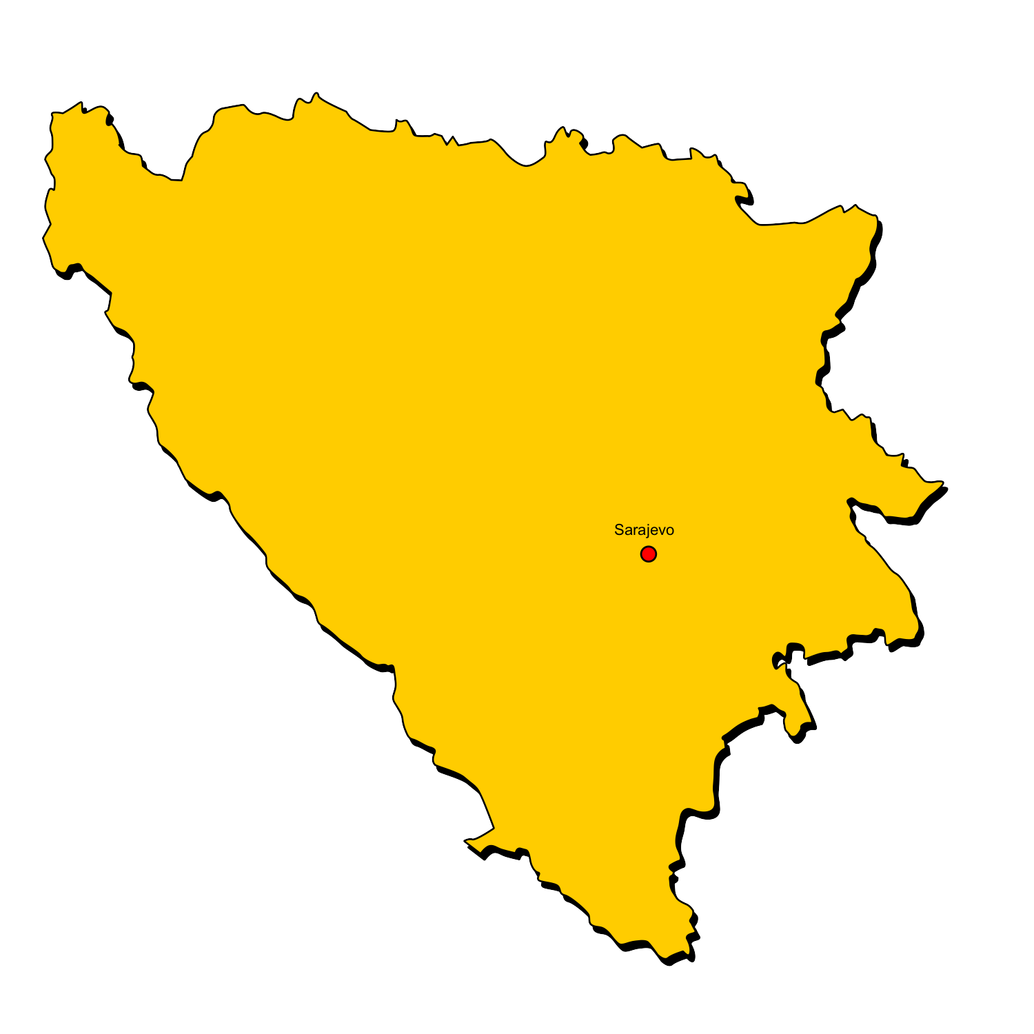 Bosnien-Herzegowina | Landkarten kostenlos - Cliparts ...