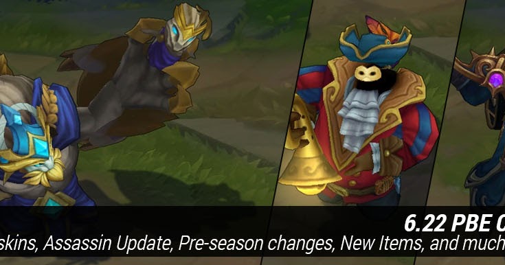 Surrender at 20: 10/18 PBE Update: Nine new skins, Assassin Update,  Pre-season changes, New Items, and much more!