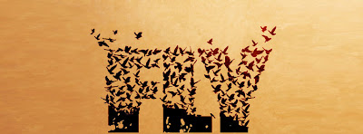 Facebook Cover Of Fly Text With Birds.