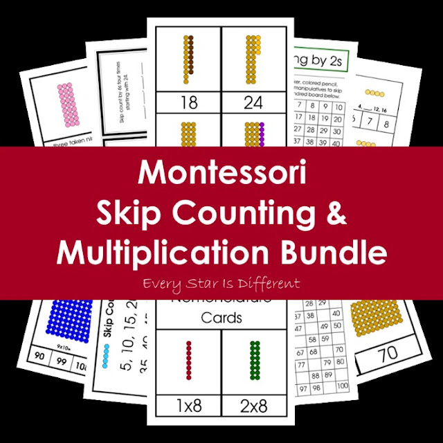 Montessori Multiplication and Skip Counting Bundle