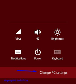 klik change PC setting