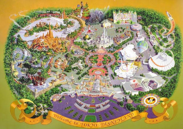 Tokyo Disneyland Fun Map