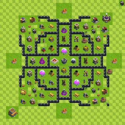 Base TH8 Farming Air Sweeper