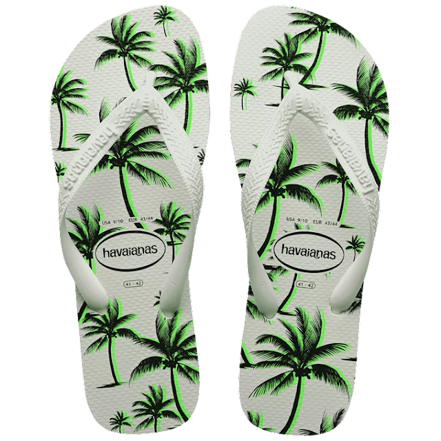 Chinelo Havaianas Aloha cor branca 2022-2023