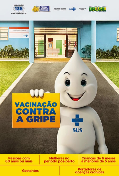 A Campanha de Vacinação contra a Influenza foi prorrogada para o dia 23 de maio