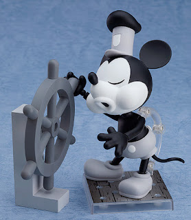 Figuras: Imágenes del Nendoroid "Mickey Mouse: 1928 Ver."  en color y blanco y negro - Good Smile Company