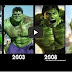 Copilação das transformações do hulk,1978-2003-2008-2012 