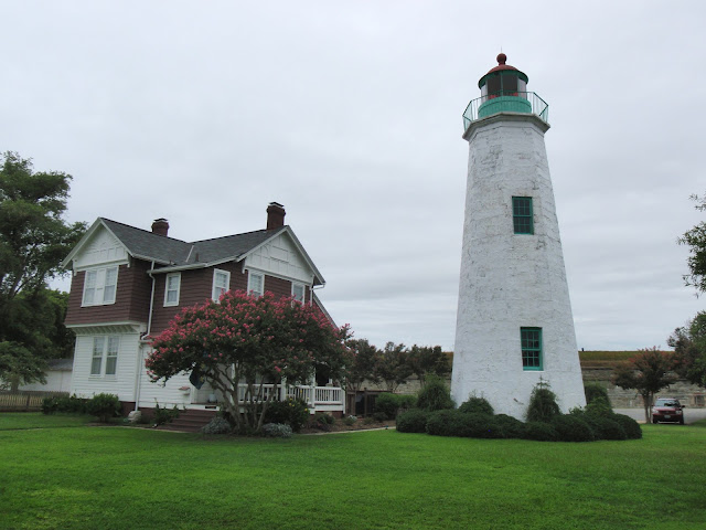 lighthouse and keeper's cottage