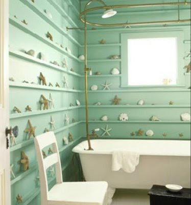 Halloween and Open Shelves in Bathroom | Content in a Cottage
