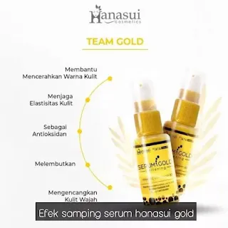 Efek samping serum hanasui gold