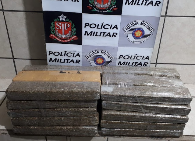 Força Tática apreende 26 kg de maconha e detém quatro pessoas em Presidente Venceslau