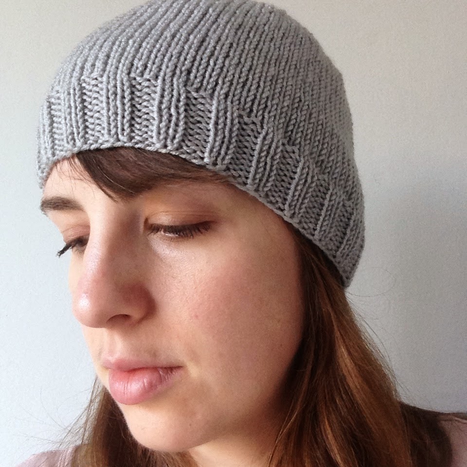 Working Yarns Pattern Knitted Simple Slouchy Hat