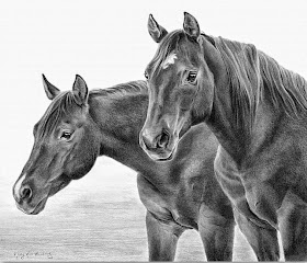 imagenes-de-dibujos-a-lapiz-de-caballos
